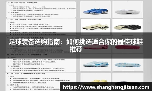 足球装备选购指南：如何挑选适合你的最佳球鞋推荐